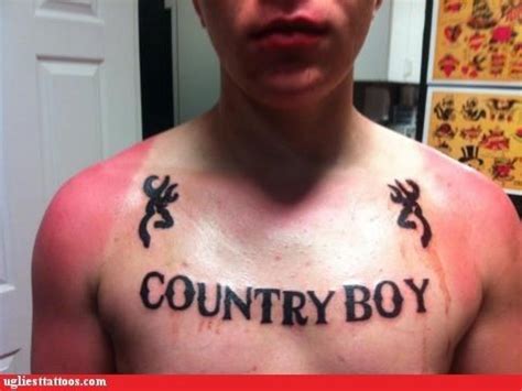 redneck tattoo|redneck tattoos for men.